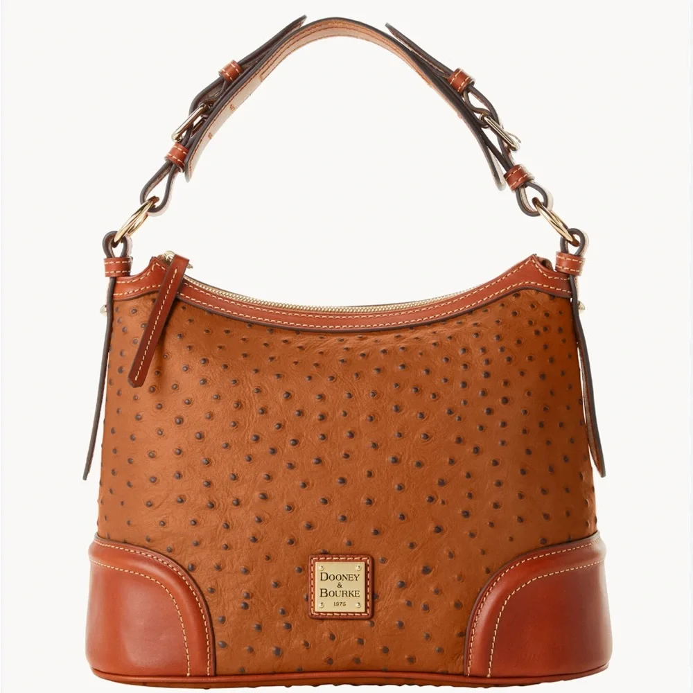 Dooney & Bourke Ostrich Hobo NWT